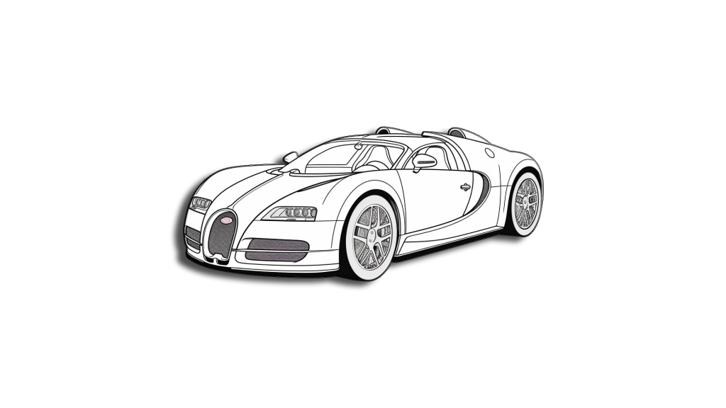 Bugatti boyama sayfası ile hayalinizdeki bugatti renkelerini resme dökebilirsiniz. Bugattia raba boyama sayfası ister online boya ister çıktı al boya.