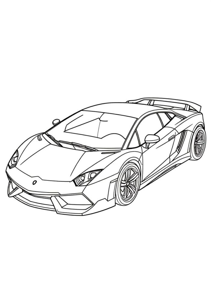 Lamborghini - Boyama Yap