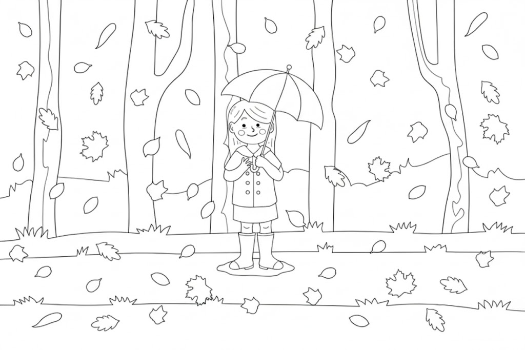 Sonbahar boyama sayfası, okul öncesi çocuklar için yapraklı ve renkli bir boyama etkinliği sunar. Sonbahar boyama pdf ile kolay kullanım sağlar.