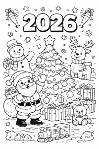 Yılbaşı Boyama 2026