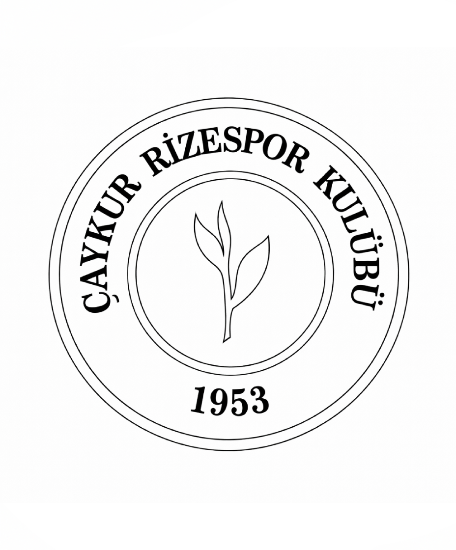 Çaykur Rizespor logo boyama sayfası ile kulüp logosunu eğlenceli şekilde boya. Çocuklar için ücretsiz ve keyifli Çaykur Rizespor boyama etkinliği.