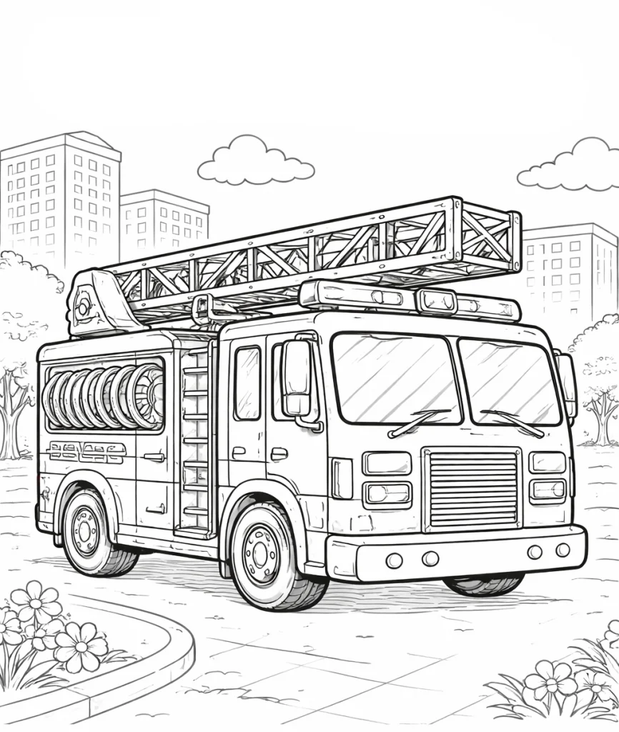 İtfaiye boyama sayfası ile çocuklar eğlenir. İtfaiye arabası boyama, itfaiye resmi boyama ve yazdırılabilir boyama sayfası keşfedin.