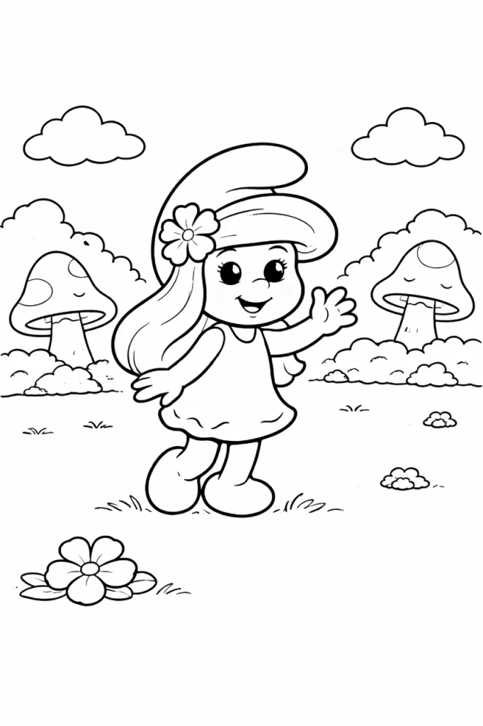 Şirine boyama sayfası, çocukların keyifle boyadığı sade bir etkinliktir. Kolay çizimleri sayesinde evde veya okulda rahatça kullanılır.