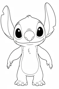 Stitch Boyama Sayfası