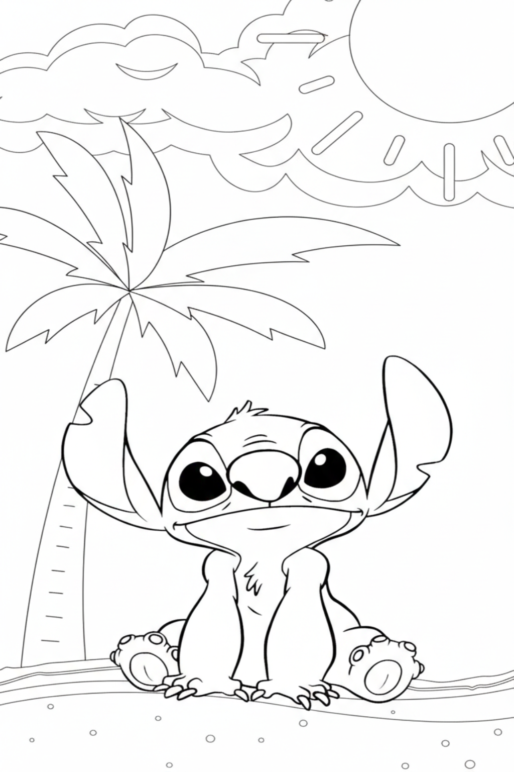 Stitch resmi boyama, çocuklar için eğlenceli bir etkinliktir. Stitch boyama sayfasını ve stitch boyama renkli görselini ücretsiz indirip yazdırabilirsiniz.