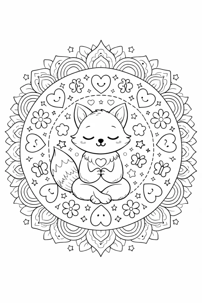 Çocuk mandala boyama ile çocuklar için sakin ve eğlenceli bir etkinlik sunun. Mandala boyama çocuklar için sade desenleri keşfedin.