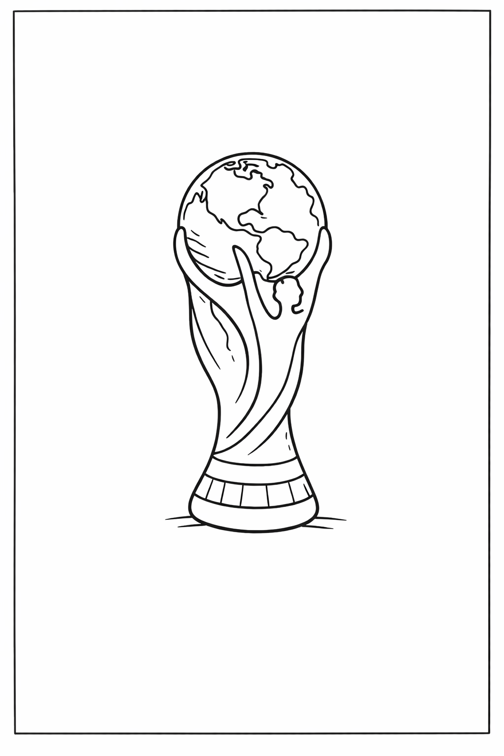 Dünya Kupası Boyama sayfası indir ve futbol heyecanını renklendir. Detaylı Dünya Kupası Boyaması spor severler için keyifli etkinlik.