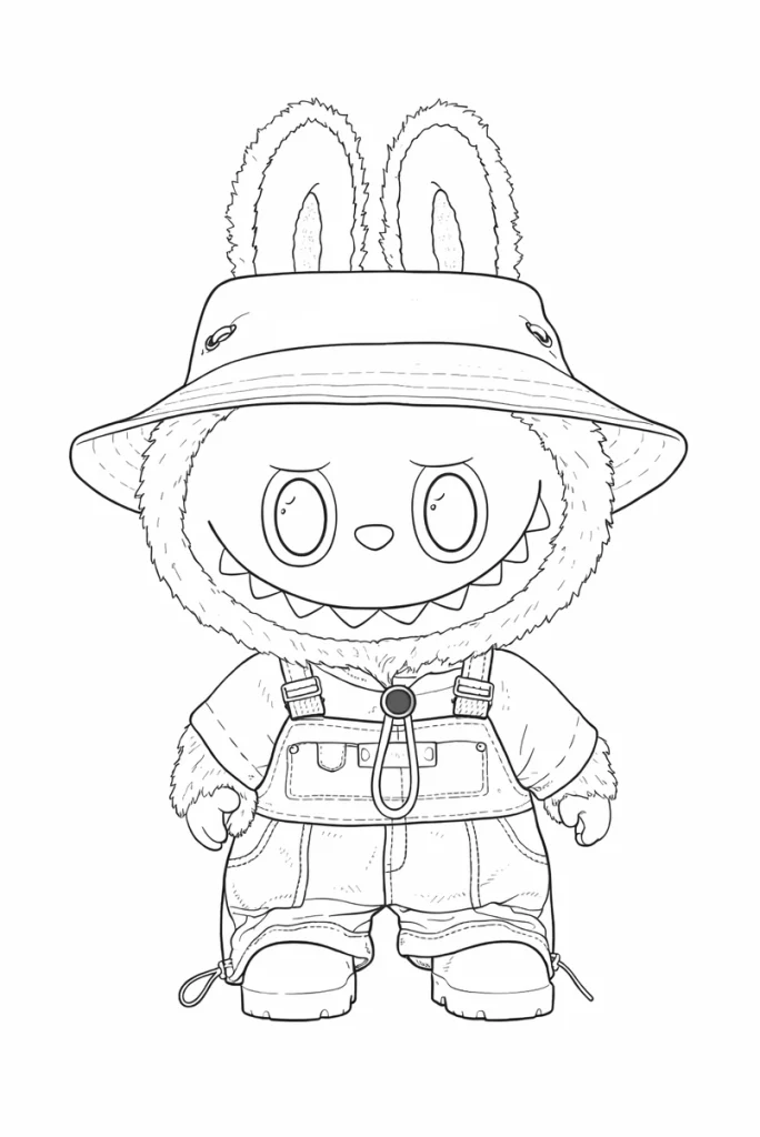 Labubu resmi boyama sayfası indir. Farklı Labubu boyamaları keşfet, labubu boyama pdf yazdır ve hemen renklendirmeye başla.