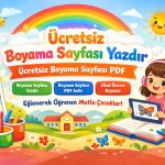 Ücretsiz boyama sayfası yazdır ve boyama sayfası PDF indir. Okul öncesi boyama ve eğitici boyama içerikleriyle çocuklar eğlenerek öğrensin.