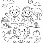 Yeşilay haftası boyama sayfası ile çocuklara sağlıklı yaşamı anlatın. Okul için Yeşilay haftası etkinlikleri arasında sade bir seçenek. Hemen Tıkla!