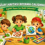 Yeşilay Haftası etkinlikleri ile çocuklara sağlıklı yaşam bilinci kazandırın. Yeşilay Haftası boyama etkinlikleri ile bunu eğlenceli hale getirin.