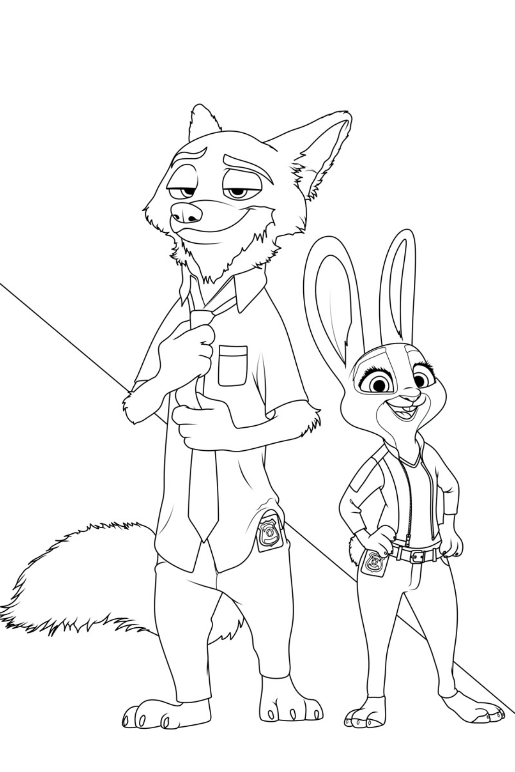 Zootropolis boyama sayfası indir. Zootropolis boyama pdf ile Zootropolis boyaması yazdır, çocuklar için eğlenceli etkinlik.