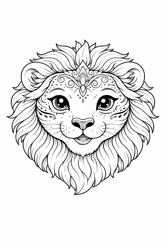 Aslan Yüzü Boyama içeriği ile eğlenceli aslan boyama sayfalarını keşfedin. Aslan yüz boyaması çocukların yaratıcılığını destekler.