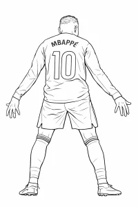 Mbappe Boyama Sayfası