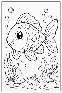 Sevimli Balık Boyama