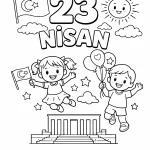 Ücretsiz 23 Nisan boyama sayfası PDF! Sınıf ve ev için 23 Nisan boyama etkinliği çalışmasını hemen indir ve yazdır. A4 uyumlu.