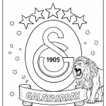 Galatasaray boyama sayfasını indirip hemen yazdırın. Çocuklar için eğlenceli ve sade bir Galatasaray logo boyama etkinliği.