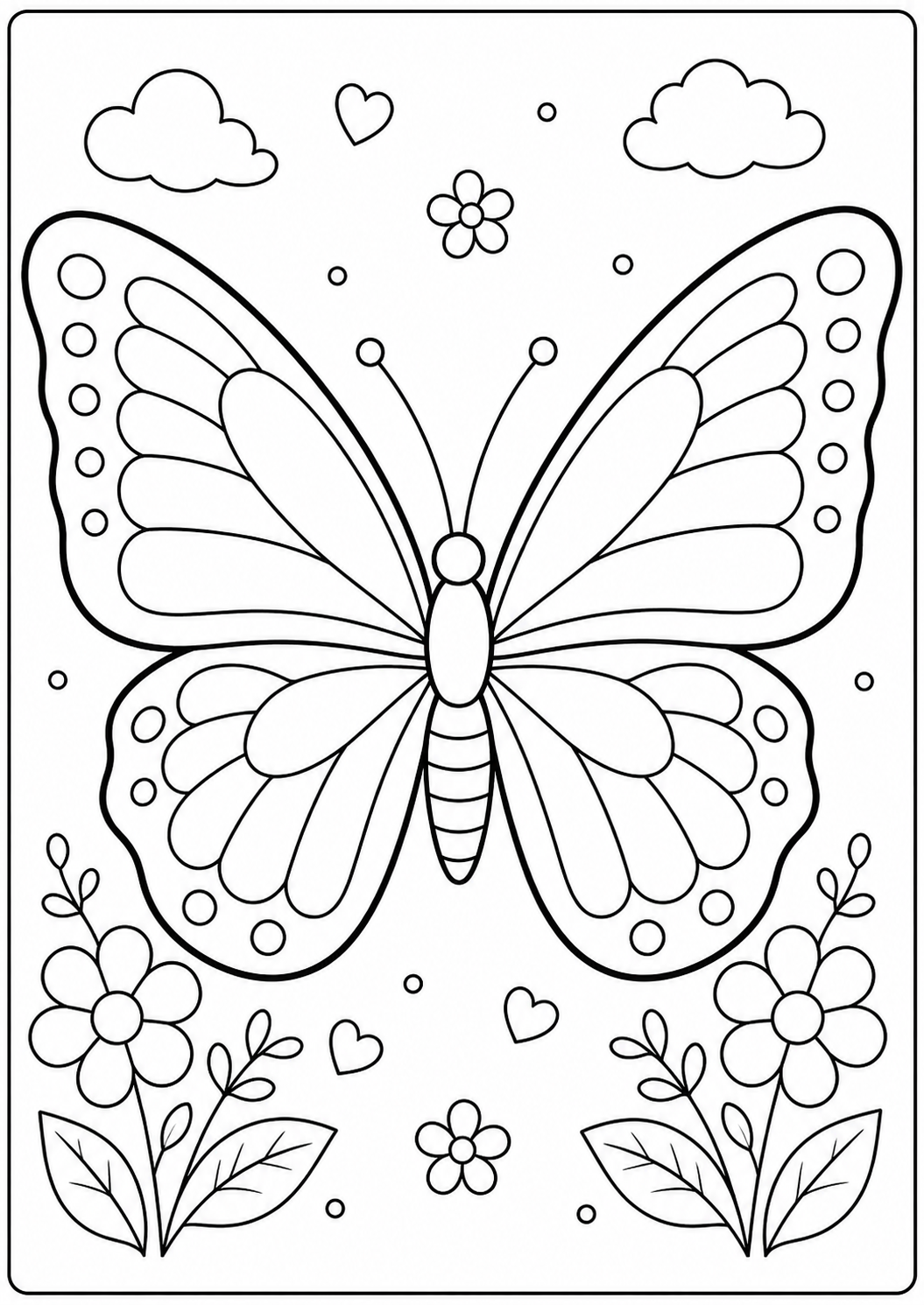 Kelebek boyama sayfası ile eğlenceli vakit geçirin. Okul öncesi kelebek boyama pdf indirip yazdırın veya online boyama ile hemen başlayın.