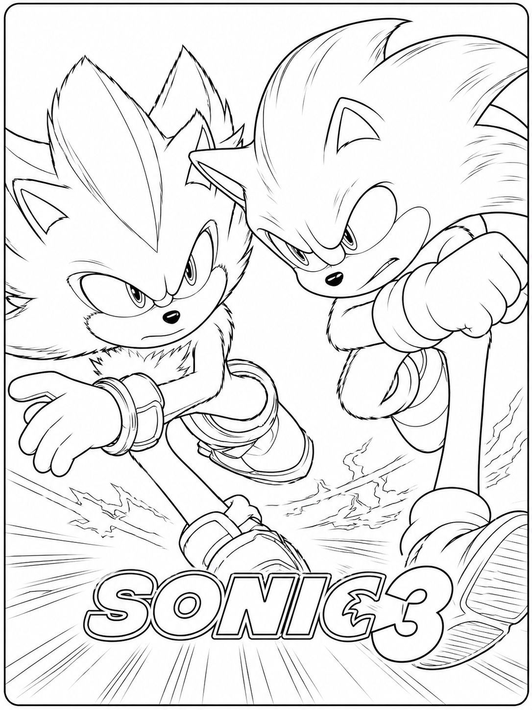 Kirpi Sonic boyama sayfası ile eğlenceli Sonic boyama deneyimi yaşayın. Yazdırabilir veya online boyama seçeneğiyle hemen başlayın.