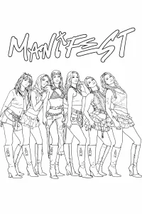 Manifest Grubu Boyama Sayfası