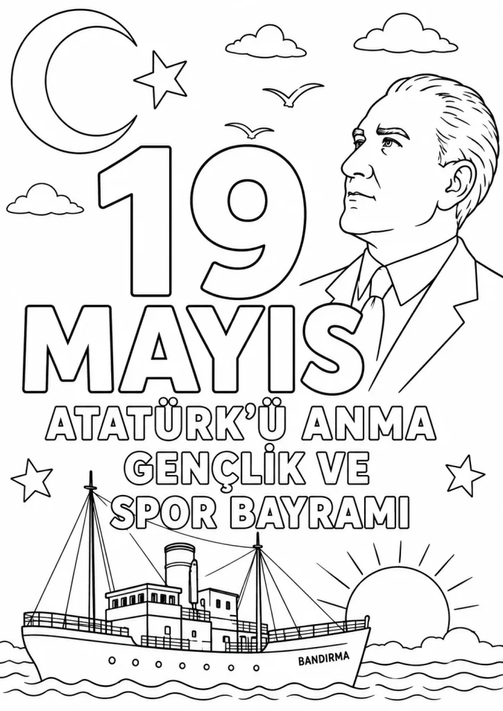 19 Mayıs boyaması yazır