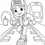 Subway Surf boyama sayfası