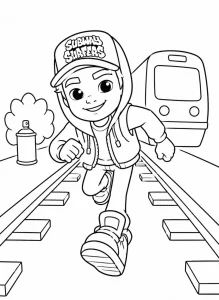 Subway Surf Boyama