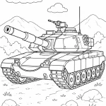 tank boyama sayfası yazdır