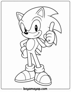 Basit Sonic Boyama