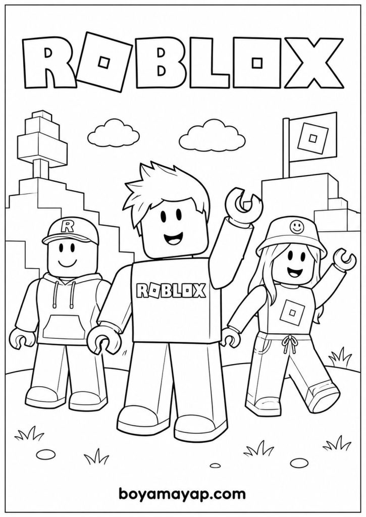 roblox boyama sayfası yazdır