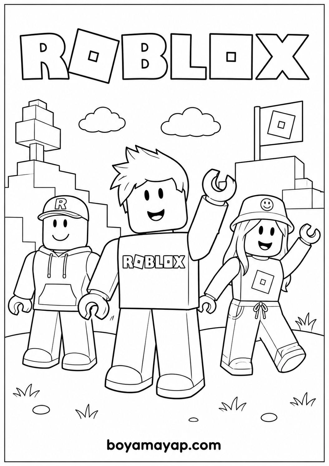 roblox boyama sayfası yazdır