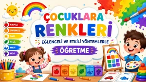 Çocuklara Renkleri Eğlenceli ve Etkili Yöntemlerle Öğretme - Boyama Yap