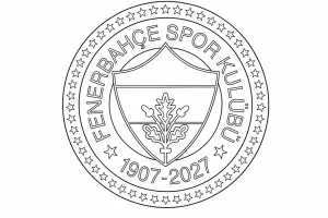 Fenerbahçe Logo Boyama 120.Yıl
