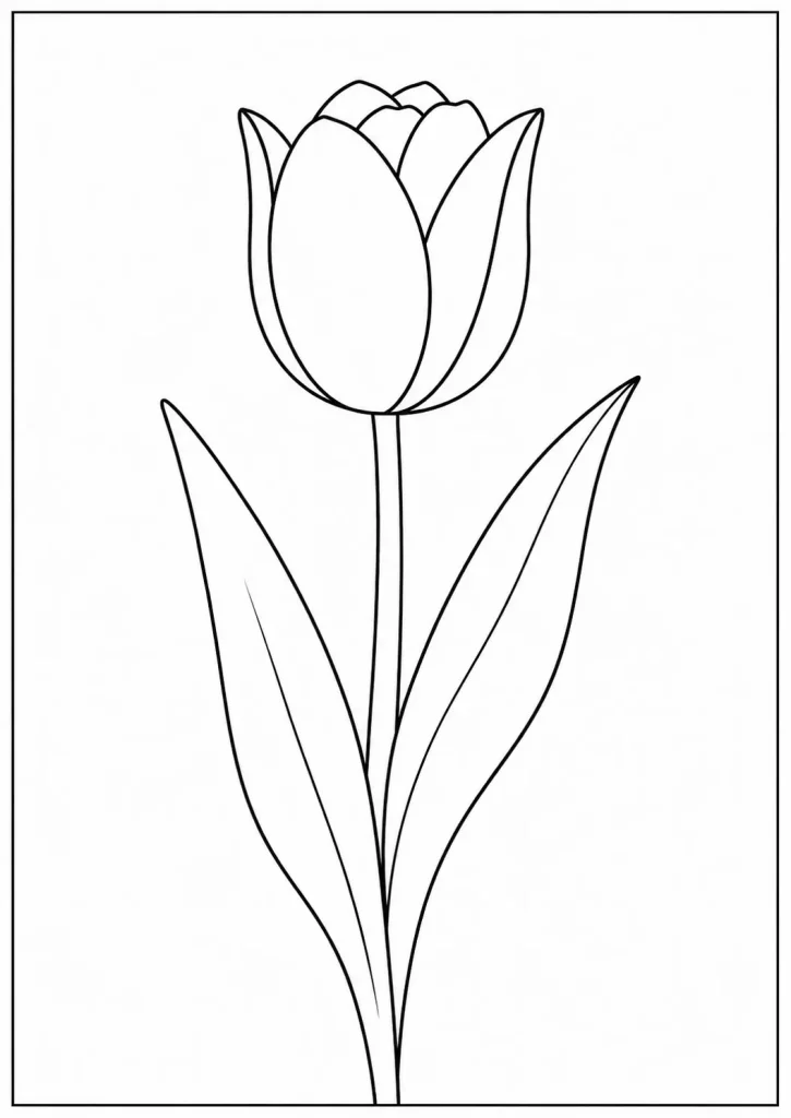 lale boyama sayfası